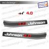 Adesivi motore marino fuoribordo Johnson 4 cv 4.0 2t gommone barca