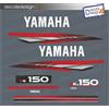 - Senza marca//Generico - Adesivi motore marino fuoribordo Yamaha 150 cv V6 gommone barca stickers