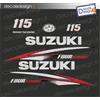 Adesivi motore marino fuoribordo Suzuki 115 four stroke 2010 barca stickers
