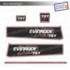 - Senza marca/Generico - Adesivi motore marino fuoribordo Evinrude 737 XP gommone barca