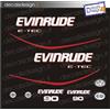 - Senza marca/Generico - Adesivi motore marino fuoribordo Evinrude 90 cv E-TEC gommone barca