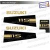 Adesivi motore marino fuoribordo Suzuki 115 cv gommone barca stickers