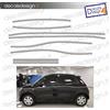 Adesivi replica fasce strisce Renault twingo kit completo 8 pz. auto nera