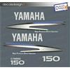 Adesivi calandra motore marino fuoribordo Yamaha 150cv F150 HPDI gommone barca