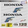 Adesivi Motore marino Honda 135 cv 4t. (gommone barca)