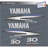 Adesivi calandra motore marino fuoribordo Yamaha 30 cv F30 gommone barca