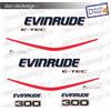Adesivi motore marino fuoribordo Evinrude e-tec 300 cv barca