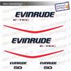 Adesivi motore marino fuoribordo Evinrude 50 cv E-TEC gommone barca
