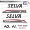 Adesivi motore marino fuoribordo Selva dorado 40 cv xs 2014 barca stickers