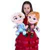 Disney Frozen Anna e Elsa 46cm Morbido Peluche Bambola Originale Disney Misura XL