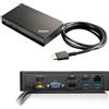 Lenovo 03X6300 replicatore di porte e docking station per laptop Cablato OneLink+ Nero (DOCK BO of OL Dock - Warranty: 3M) [03X6300]