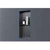 BERNSTEIN Nicchia da parete NT306010X con ripiano portaoggetti senza cornice - in acciaio inox - 30 x 60 x 10 cm (L x A x P) - colore selezionabile, Colore:Gunmetal