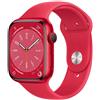 Apple Watch Series 8 OLED 45 mm Digitale 396 x 484 Pixel Touch screen 4G Rosso Wi-Fi GPS (satellitare)