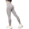 Bellivalini Leggins Sportivi Donna Push up Scrunch Lifting Vita Alta Fitness Gym BLV50-254 (Grigio Chiaro Melange, XXL)