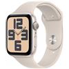 Apple Watch SE 2023 44mm Aluminium StarLight Sport Band StarLight M/L MRE53QC/A