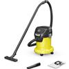 KARCHER Kärcher KWD 3 V-17/4/20/F 17 L Aspiratore a cilindro Secco e bagnato 1000 W Sacchetto per la polvere