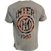 Inter T-Shirt Tiger Camo Logo Grigia