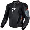 Rebelhorn Giubbotto Moto Touring Rebelhorn VELOCE Nero Rosso Fluo