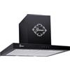 Gurari GCH F 462 BL 6 - Cappa aspirante 60 cm, 1000 m³/h, molto assorbente, 3 livelli, touchControl, telecomando, cappa da parete
