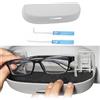 Coleya Custodie Occhiali Compatibile con Seat Ateca Skoda Kodiaq Koraq 2017-2022 2023 2024, Porta Occhiali per Auto, Supporti per Occhiali da Sole, Scatola Occhiali da Seat Ateca Accessori (Grigio)