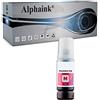 alphaink Inchiostro magenta compatibile con Epson 104 104M per stampanti Epson EcoTank ET-4700 ET-2726 ET-2720 ET-2715 ET-2714 ET-2712 ET-2711 ET-2710