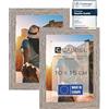CABBEL confezione doppia (set di 2) cornice per foto 10x15 cm, Rovere scuro, robusta cornice in legno MDF, plexiglass