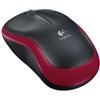 Logitech Mouse Consumer M SERIES M185 Nero e Rosso 910 002237