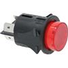HorecaForniture Interruttore Bipolare Rosso 16A 250V 3319948