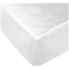 BANZAII TEXTILE INNOVATOR ONLINE Banzaii coprimaterasso trapuntato singolo 80/90x190/200 cm, proteggi materasso traspirante, antiacaro in microfibra