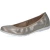 Caprice Ballerine da Donna con Punta Tonda Eleganti, Beige (Taupe Metallic), 36 EU