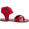 CHATTAWAK 9 cm, Ciabatte Donna, Rosso, 38 EU