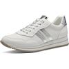 Jana 8-23762-42, Sneaker Donna, Bianco Argento, 38 EU
