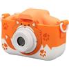 Airshi Videocamera Auto Focus Schermo IPS da 2 Pollici Videocamera 1080P per il Compleanno (Arancia)