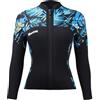 Owntop Top Muta Donna 2mm - Giacche In Neoprene Ultra Elasticizzate Con Cerniera Anteriore, Giacche Muta A Maniche Lunghe Stampa Mimetica Per Tutti Gli Sport Acquatici, Donna Verde XXL