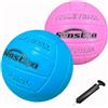 Senston Pallavolo 2 PCS, Misura 5, Tinta Unita, Impermeabile, per Spiaggia e Giardino