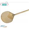 Pala pizza tonda forata in alluminio Gold, diametro 36 cm, manico 150 cm, Mod.G-37F