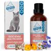 Topvet | Detergente per occhi per gatti | per la pulizia del contorno occhi | Cura naturale | con acido borico, ruggine oculare, fiordaliso, vera camomilla, calendula | 50 ml