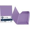 FAVINI 25 cartelline 3 lembi LUCE 200gr 24,5x34,5cm violetto FAVINI