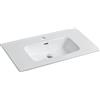 Parama Lavabo da incasso 90 cm in ceramica bianca | Civit