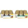 GourmetPurina Gourmet Gold Mousse Gatto con Pesce Dell'Oceano, 24 Lattine da 85 g & Purina Gold Mousse Cibo Umido per Gatti con Merluzzo e Carote, 24 Lattine da 85gGourmet