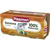 Plasmon Omogeneizzato Pesce Salmone con Patate 80g 24 Vasetti Con Ingredienti selezionati, 100% naturale, senza amidi e sale aggiunti
