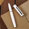 HONG DIAN C1 Penna stilografica con punta extra sottile, bianco neve e design retrò classico in metallo con convertitore d'inchiostro