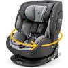 Osann One360 iSize, seggiolino auto per bambini girevole a 360 gradi, 40-150cm(Gruppo 0 + 1/2/3, 0-36 kg), ca. 0-12 anni - Universe Grey