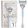Gillette Venus Satin Care For Pubic Hair & Skin rasoio per la zona bikini e le aree intime 1 pz per donna