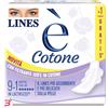 FATER SPA LINES E' COTONE ALI ASSORBENTE ESTERNO 9 + 1 PEZZI