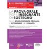 Edizioni Simone La prova orale per l'insegnante di sostegno nelle scuole infanzia, primaria e secondaria di I e di II grado - Manuale per la preparazione al colloquio di natura didattico-metodologica dei concorsi