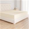 Amazon Basics Lenzuolo con angoli Matrimoniale, 180 x 200 x 30 cm, in 100% Microfibra con altezza da 30cm, Beige
