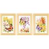 Vervaco Kit Punto Croce Contato SET DI 3 FARFALLE E FIORI Decorativi Per Pareti 8 x 12 cm Set Fai Da Te Creativo Adulti Casa Decor Arte Da Parete Kit Per Hobby