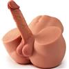 Paloqueth James Realistic 18cm Dildo, Testicles & Anal Sex Doll Brown 4.8kg