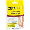 Zeta Farmaceutici Zetafoot Cerotto Verruche Assortito 16 Pezzi
